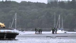 US Submarine Arrives at Faslane Naval Base in Scotland