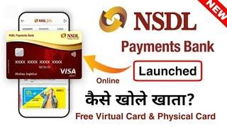 NSDL PAYMENT BANK ZERO BALANCE ACCOUNT OPENNING. FULL KYC ONLINE IN 6 MINUITS.