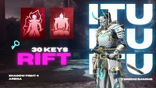 ITU rift opening | 30 Rift keys |Shadow Fight 4 Arena | epic rewards!  | yoriichi gaming