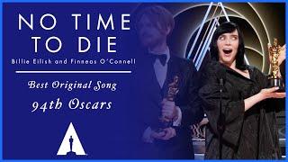 Billie Eilish and Finneas O'Connell's "No Time to Die" Wins Best Original Song | 94th Oscars