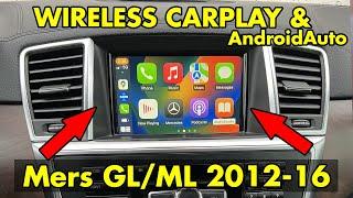 Wireless CarPlay and AndroidAuto in Mercedes GL ML W166 X166 2012-2016