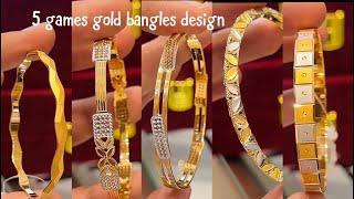 5 Grams gold bangle designs with price | Simple  Gold Bangles Designs 2024