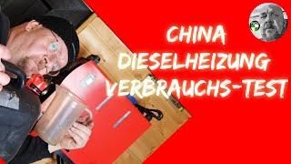 China Dieselheizung, Chinaheizung Verbrauchstest und Heizleistung