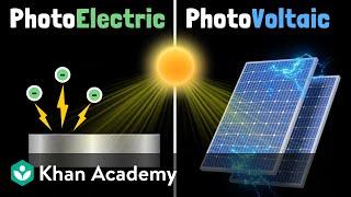 The photoelectric and photovoltaic effects | Physics | Khan Academy