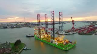 Upgrade of jack-up vessel  Innovation @ Damen Shiprepair Rotterdam