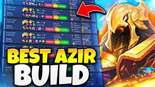 How to Escape Low Elo with Azir: The Best New Build for Easy Climbing! (Runes & Items Guide)