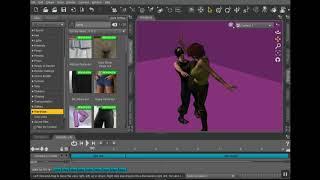 How to hide your mistakes with an animated camera in DAZ3D