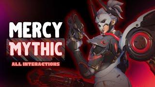 Mercy Mythic ALL new interactions | Overwatch season 10