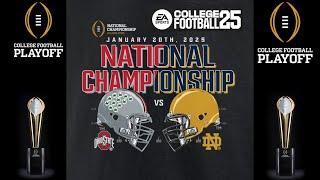 Ohio St vs Notre Dame * Championship (Sim Preview)