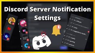 Discord Server Notification Settings