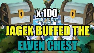 Opening 100 Elven Crystal Chests | Ironman | OSRS