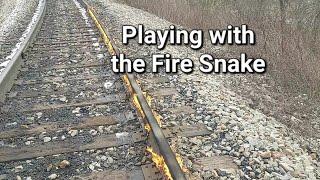 Fire Snake to the Rescue on this Rail Joint Pull Apart