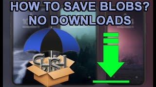 How to save BLOBS? All you need is Itunes