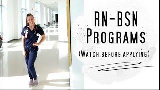 RN to BSN programs, what you NEED to know!