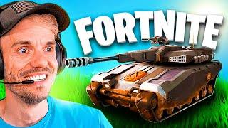 FUGA DE TANQUE NO FORTNITE! Brancoala Games