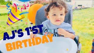 AJ's 1ST BIRTHDAY Celebration!!!