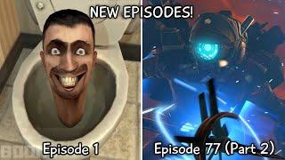 Skibidi Toilet 1 - 77 Part 2 All Episodes (60 FPS REMASTERED) Upgraded Plunger Woman (Episode 78)