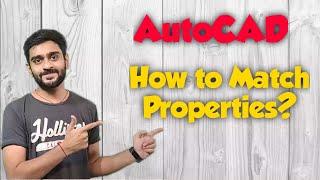 How to Match Properties in Autocad | PART 22
