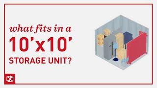 Storage Unit Size Guide - 10'x10'