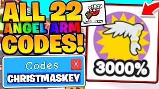 All 22 FREE Golden Angel Arm Codes In Roblox Arm Wrestling Simulator