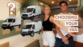 BUYING A CARGO VAN | promaster vs sprinter vs transit