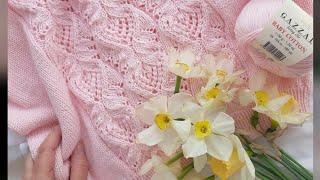САМЫЙ КРАСИВЫЙ УЗОР. Японский узор в джемперах. МАСТЕР КЛАСС. Вязание спицами. #knitting  #knit