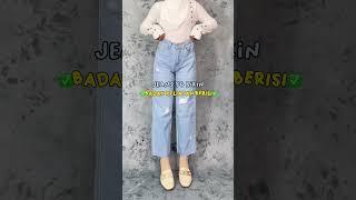 Celana buat cewek kurus #racunshopee #ootdhijab #hijabers #shorts