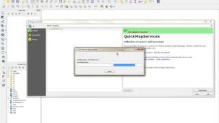 QGIS Install Quick Map Services plugin