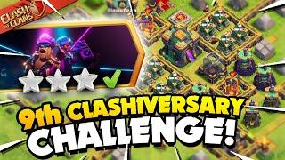 Easily 3 Star the 9th Clashiversary Challenge (Clash of Clans)