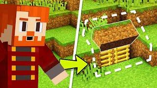 KÜBRA'nın 1 Haftada Yaptığı GİZLİ EVİ! - minecraft