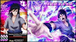 Sasuke Uchiha (The Final Showdown) Ability Showcase | Naruto X Boruto Ninja Voltage