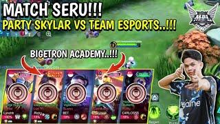 SKYLAR MODE MPL‼️ PARTYAN SKYLAR X RAPS NABRAK BIGETRON ACADEMY  - Mobile Legends