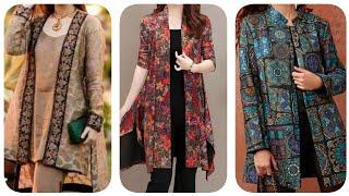 Trendy Gown Style Open Shirt :Long/Short Shirt Coat:Double Shirt Designs. STYLE OF LIFE