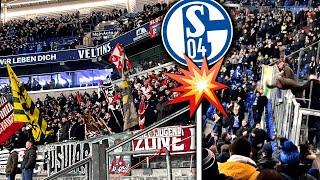 Zaunfahnenklau-Versuch scheitert & Auseinandersetzung am Gäste-Block! (Schalke - RB Leipzig 1:6)