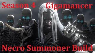 Diablo 4 - Некромант Саммонер билд сезон 4 \ Necro Summoner Build Season 4 \ Pit 75 Speedfarm