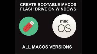 Create Bootable MacOS Flash Drive Service, For Windows Computer or Laptop