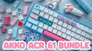 Sylveon Keyboard // AKKO ACR 61 Mechanical Keyboard Bundle + CS Jelly Blue Tactile Switches