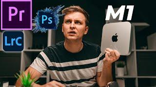 Testing Adobe Apps on M1 Mac Mini LIVE | [Premiere Pro, Lightroom, Photoshop]