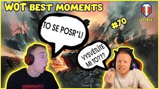 CELÝ DÍL JENOM RAGE!!!|WOT Best Moments #70| [CZ/SK]