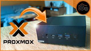Proxmox Installation und erster LXC-Container auf einem Mini-PC