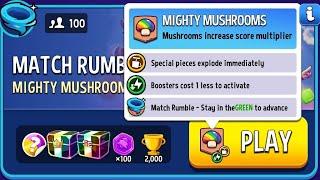 100 player rumble // Mighty Mushrooms Blow Em Up Rumble Match | Match Masters