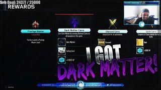 UNLOCKING "DARK MATTER CAMO" LIVE! DARK MATTER LIVE REACTION! (BO3 Dark Matter Camo)