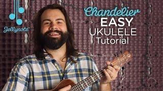 Chandelier by Sia - Easy Ukulele Chords Tutorial for Beginners - TenThumbs Pro (Jellynote Lesson)