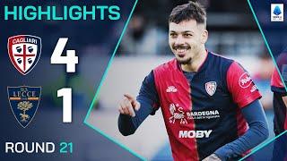 CAGLIARI-LECCE 4-1 | HIGHLIGHTS | Cagliari Thrash Lecce in Relegation Battle | Serie A 2024/25