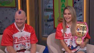 Miki Sudo and Nick Wehry talk about finding love in competitive eating world