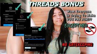 THREADS BONUS | I MAKE $1500 A MONTH AND HERES HOW !!| TDIBEHR