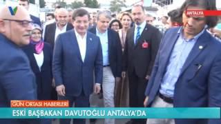 Eski Başbakan Davutoğlu Antalya'da