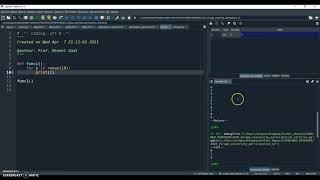 Debugging step by step with Spyder 4 and Python