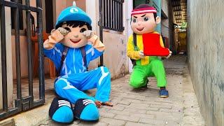 Crying after losing shoes | Boboiboy & Ondel-ondel Betawi Cosplay Drama