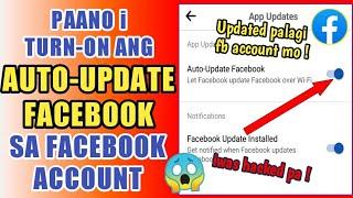 Paano i Turn-on ang Auto-Update Facebook sa Facebook Account | Automatic Facebook Updated